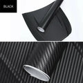 رول ملصقات كربون فايبر ثلاثي الأبعاد للسيارة والدراجة النارية 30×127سم – 3D Carbon Fiber Sticker Roll Film Wrap Car Motorcycle DIY Vinyl Decal 30x127cm