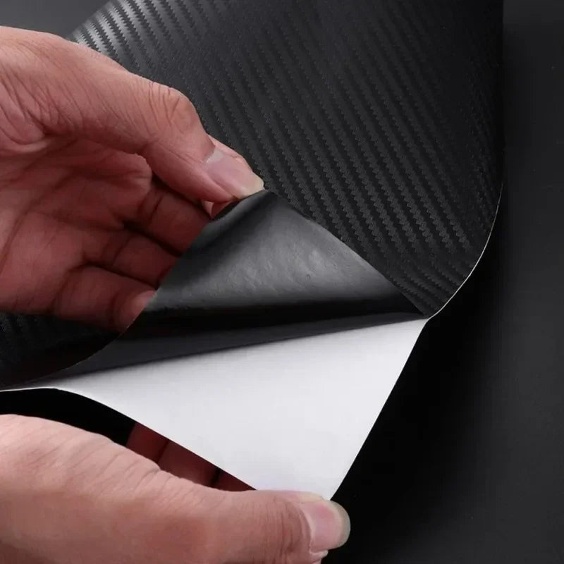 رول ملصقات كربون فايبر ثلاثي الأبعاد للسيارة والدراجة النارية 30×127سم – 3D Carbon Fiber Sticker Roll Film Wrap Car Motorcycle DIY Vinyl Decal 30x127cm