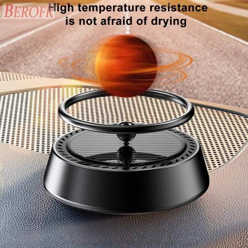 معطر جو سيارة بالطاقة الشمسية برائحة دائمة مزيل للروائح – Solar Powered Car Air Freshener Purifier Long Lasting Fragrance Odor Removal Aromatherapy