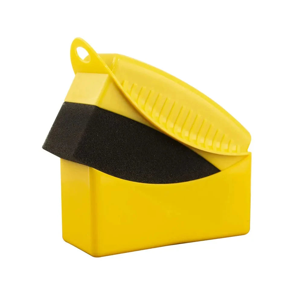 طقم إسفنج تلميع العجلات مع غطاء 5 ألوان – Car Wheel Polishing Sponge Set with Cover 5 Colors Rim Detailing Kit