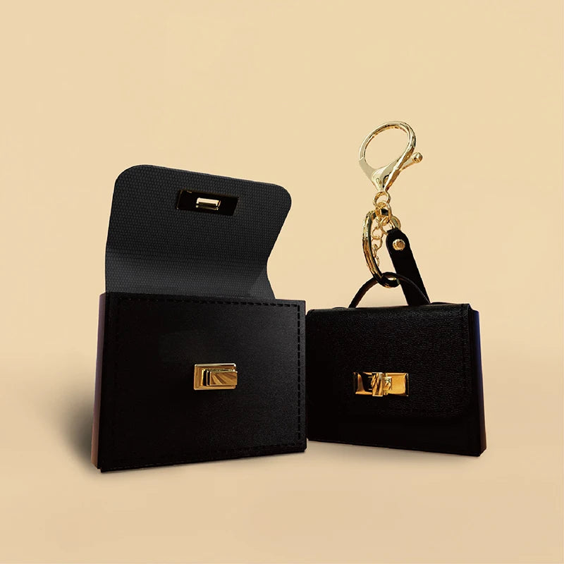 حلقة مفاتيح حقيبة صغيرة محفظة عملات أنيقة هدية متعددة الاستخدامات – Mini Bag Keychain Coin Purse Pendant Versatile Fashion Ornament Gift Keyring