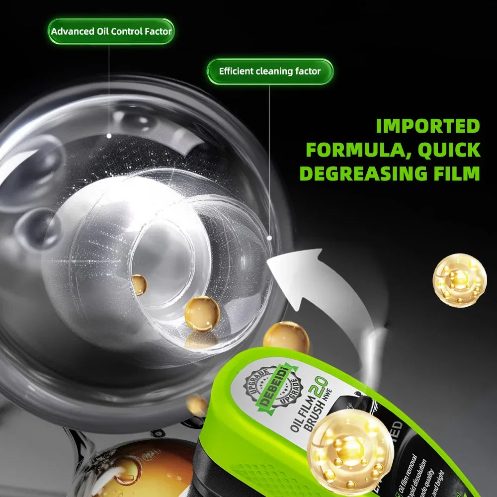 مزيل طبقة الزيت من زجاج السيارة 150مل طلاء زجاجي مانع للماء للزجاج الأمامي – 150ml Car Glass Oil Film Remover Hydrophobic Coating Windshield Cleaner Auto Detailing Tool
