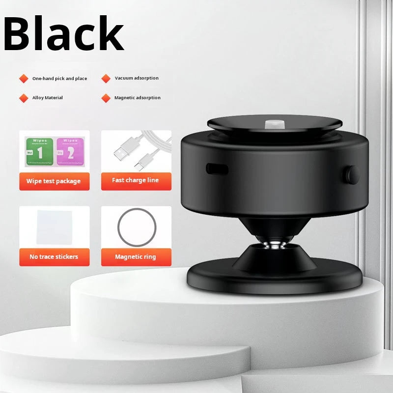 حامل هاتف مغناطيسي كهربائي للسيارة بكوب شفط 360° لآيفون 14 15 16 – Electric Vacuum Magnetic Car Mount 360° Rotation Suction Cup iPhone 14 15 16 Hands-Free