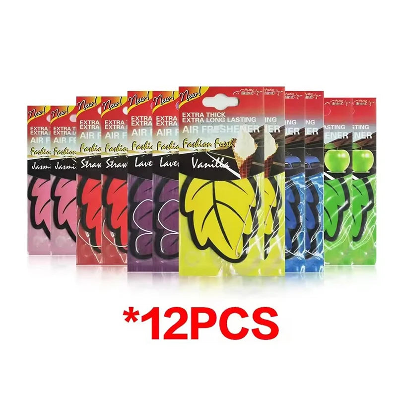 معطر جو سيارة عطري قابل للتخصيص مزيل للروائح 1/6/12 قطعة – Car Air Freshener Perfume Customizable Aromatherapy Deodorizer 1/6/12pcs