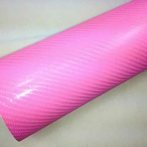 رول ملصقات كربون فايبر ثلاثي الأبعاد للسيارة والدراجة النارية 30×127سم – 3D Carbon Fiber Sticker Roll Film Wrap Car Motorcycle DIY Vinyl Decal 30x127cm