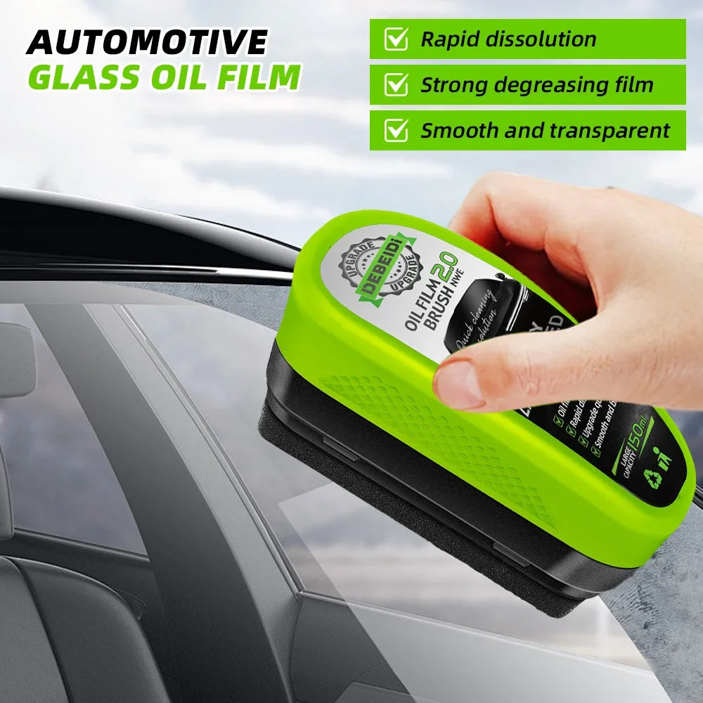مزيل طبقة الزيت من زجاج السيارة 150مل طلاء زجاجي مانع للماء للزجاج الأمامي – 150ml Car Glass Oil Film Remover Hydrophobic Coating Windshield Cleaner Auto Detailing Tool