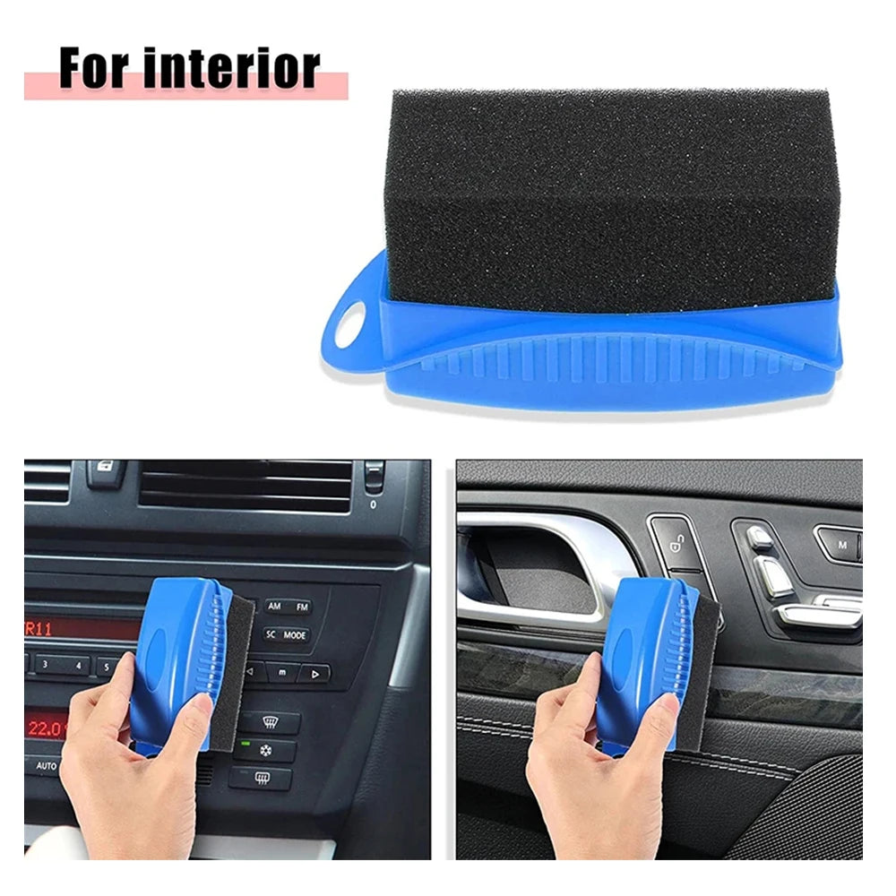 طقم إسفنج تلميع العجلات مع غطاء 5 ألوان – Car Wheel Polishing Sponge Set with Cover 5 Colors Rim Detailing Kit