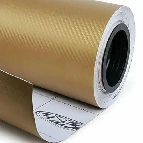 رول ملصقات كربون فايبر ثلاثي الأبعاد للسيارة والدراجة النارية 30×127سم – 3D Carbon Fiber Sticker Roll Film Wrap Car Motorcycle DIY Vinyl Decal 30x127cm