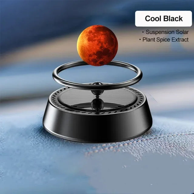 معطر جو سيارة بالطاقة الشمسية برائحة دائمة مزيل للروائح – Solar Powered Car Air Freshener Purifier Long Lasting Fragrance Odor Removal Aromatherapy