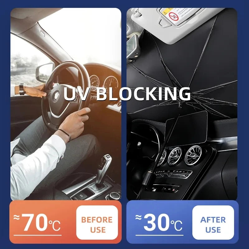 مظلة شمسية للزجاج الأمامي بيجو 206 207 208 301 308 406 408 508 2008 3008 4008 5008 RCZ Rifte – Car Windshield Sun Shade UV Reflector Umbrella Peugeot 206 207 208 301 308 406 408 508 2008 3008 4008 5008