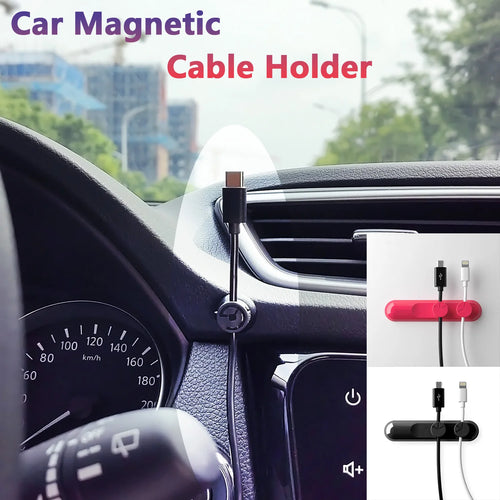 حامل كابل USB مغناطيسي للسيارة منظم أسلاك مازدا CX-30 2020-2023 – Car Magnetic USB Cable Holder Wire Organizer For Mazda CX-30 CX30 2020-2023