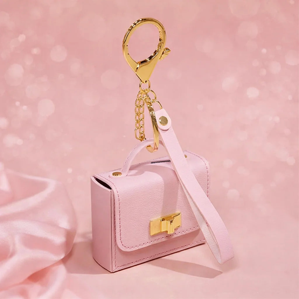حلقة مفاتيح حقيبة صغيرة محفظة عملات أنيقة هدية متعددة الاستخدامات – Mini Bag Keychain Coin Purse Pendant Versatile Fashion Ornament Gift Keyring