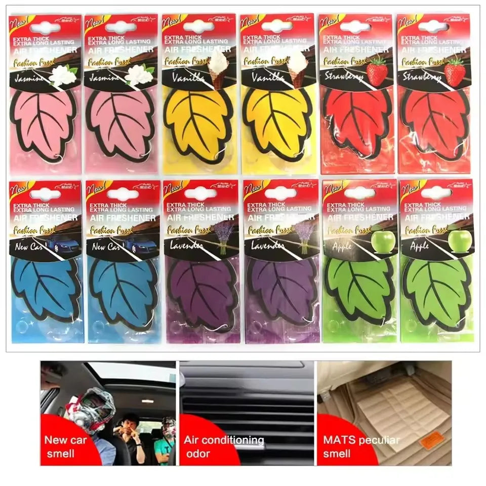 معطر جو سيارة عطري قابل للتخصيص مزيل للروائح 1/6/12 قطعة – Car Air Freshener Perfume Customizable Aromatherapy Deodorizer 1/6/12pcs