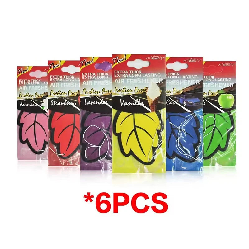 معطر جو سيارة عطري قابل للتخصيص مزيل للروائح 1/6/12 قطعة – Car Air Freshener Perfume Customizable Aromatherapy Deodorizer 1/6/12pcs