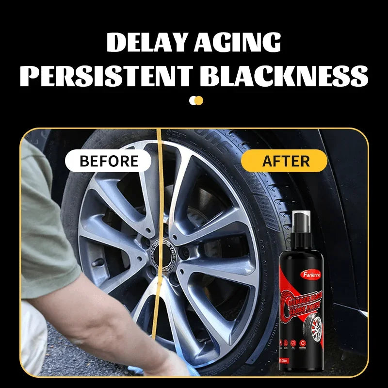 واكس تلميع وحماية الإطارات KJM – KJM Tire Wax Polish & Protection Shine Coating Car Tyre Care
