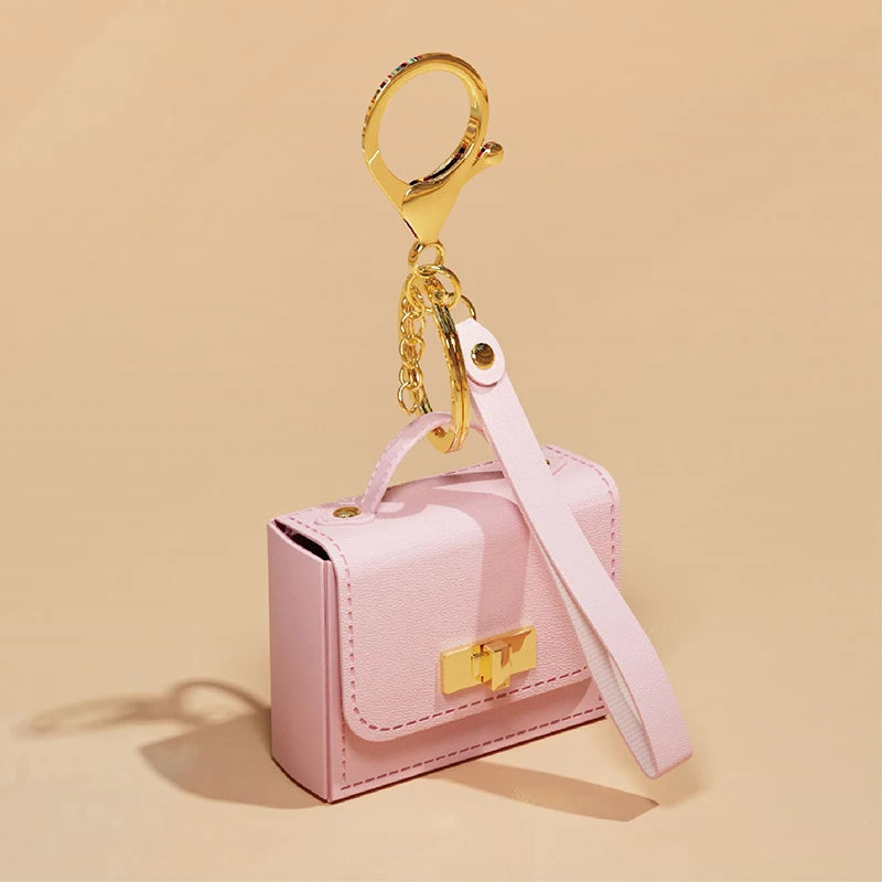 حلقة مفاتيح حقيبة صغيرة محفظة عملات أنيقة هدية متعددة الاستخدامات – Mini Bag Keychain Coin Purse Pendant Versatile Fashion Ornament Gift Keyring